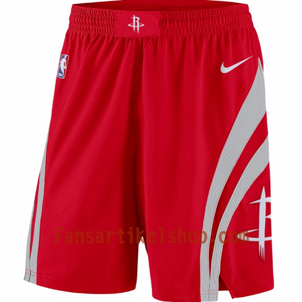 NBA Houston Rockets Herren Shorts Rot Nike Swingman